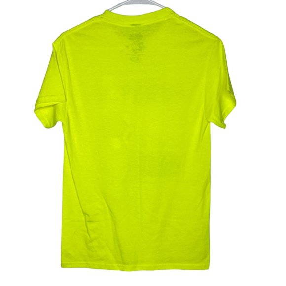 Naruto‎ Shippuden Mens Neon Yellow Anime Crew Shirt Small - Picture 3 of 6